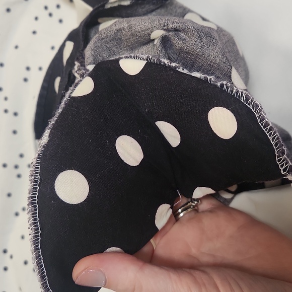 Amy-Deb Vintage Polka Dot Dress with Bow, Size 8/10 - Picture 6 of 9